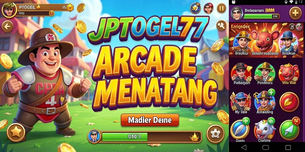Tampilan gameplay seru dari JPTOGEL77 dalam kategori Arcade.
